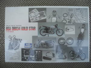[ new goods unopened ]BSA DBD34 Gold Star 1/12 bike model retro at that time 