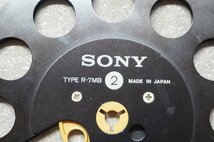 [SK][E4327160] SONY ソニー R-7MB ブラック 7号 メタルリール オープンリールテープ_画像3