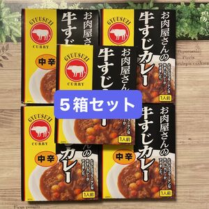 お肉屋さんの牛すじカレー [中辛] 5人前