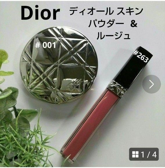 【Dior】ディオールスキン ミネラル パウダー ・ルージュ 残量多 2点セット