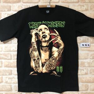 バンドTシャツ XXLサイズ　Marilyn Manson マリリンマンソン　半袖Tシャツ