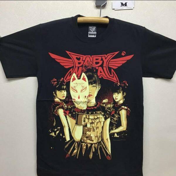 新品 ベビーメタル BABY METAL イラスト Tシャツ Mサイズ 管5