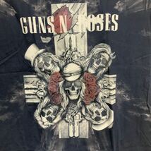 ガンズ アンドローゼズ　Tシャツ　XLサイズ　Guns N' Roses ⑦ バンドTシャツ タイダイ 絞り染め ムラ染_画像2