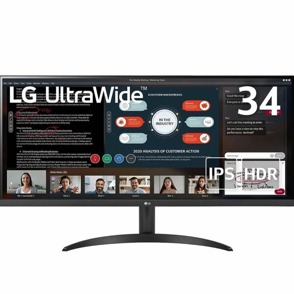 LG 大型PCモニター 34WL500 34インチ