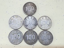 240516●○古銭　日本国　昭和　百円　100円　37枚　額面3700円　稲穂　昭和34年-43年　硬貨　銀貨　現状品○●_画像8