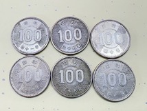 240516●○古銭　日本国　昭和　百円　100円　37枚　額面3700円　稲穂　昭和34年-43年　硬貨　銀貨　現状品○●_画像6