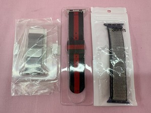 240528●○未使用　Apple Watch Band　アップルウォッチバンド　3点セット　38㎜用　現状品○●