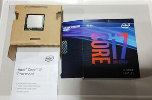 最終値下げ【動作品】Intel　i7 9700K