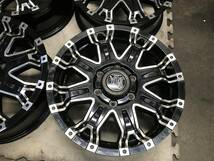 200系ハイエース【17×6.5J インセット+38 PCD139.7 6H】ROCK KELLY MX 632 アルミホイール 4本_画像4