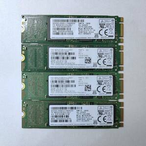 ☆送料無料☆国内発送☆美品☆SAMSUNG M.2 SSD 128GB 4個セット MZNLN128HAHQ SATA☆動作確認済み☆フォーマット済み