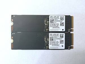 ☆送料無料☆国内発送☆美品☆SAMSUNG NVM Express SSD 128GB PM991 MZ-VLQ1280 2個セット☆動作確認済み☆フォーマット済み