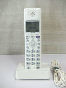 SHARP sharp * extension cordless handset JD-KS210 white charge stand Junk extension cordless 