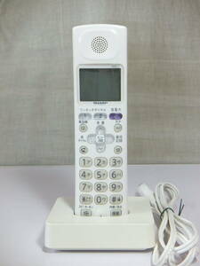 SHARP sharp * extension cordless handset JD-KS110 white charge stand Junk extension cordless 