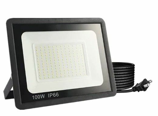 P66防水 LED 投光器 作業灯 100V/200V 85-265V対応 100W 15000LM フラッドライト 省エネ高輝度