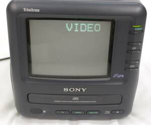 SONY TRINITRON ブラウン管テレビ 通電確認済 ビデオ CD GPS ソニー QVQ-135