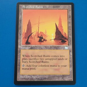 [MTG]焦土/Scorched Ruins(WTH/ウェザーライト)英語版/再録禁止