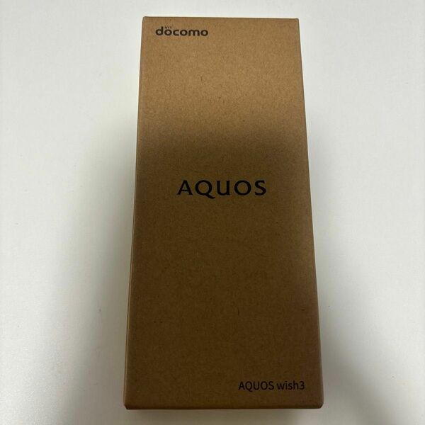 AQUOS wish3 SH-53D ホワイト　新品未使用