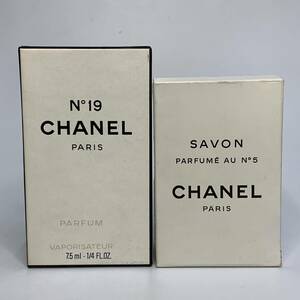 CHANEL シャネル セット №19 7.5ml パルファム ヴァポリザター №5 サヴォン 石けん 120g セット