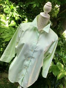  Eddie Bauer WRINKLE RESISTANT large size 7 minute sleeve shirt cotton 100% XL postage 230 jpy 