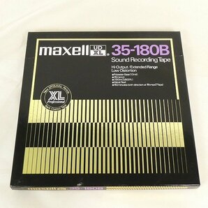 マクセル maxell オープンリールテープ メタルリール UD XL 35-180B サウンドレコーディング 10号 1100m 録音済 現状品■DZ420s■の画像1