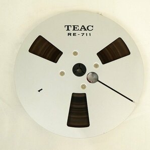 オープンリールテープ 2点セット 7号 TEAC ティアック メタルリール RE-711 サウンドレコーディング オーディオ 録音済 現状品■DZ426s■の画像3