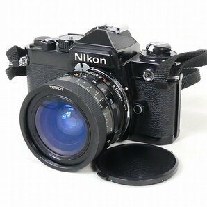 Nikon ニコン 一眼レフカメラ ボディ FE ブラック フィルムカメラ レンズ TAMRON 28-50mm 3.5-4.5・35-135mm F3.5-4.2 中古■DZ439s■の画像2