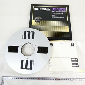 マクセル maxell オープンリールテープ メタルリール UD XL 35-180B サウンドレコーディング 10号 1100m 録音済 現状品■DZ453s■の画像1