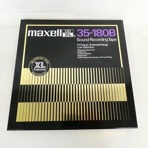 マクセル maxell オープンリールテープ メタルリール UD XL 35-180B サウンドレコーディング 10号 1100m 録音済 現状品■DZ453s■の画像3