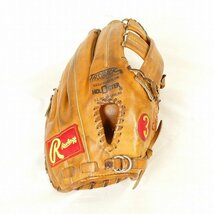 ローリングス Rawlings グローブ グラブ FASTBACK 刺繍有 CARP 衣笠 ＃3 野球 ベースボール コレクション品■ME636s■_画像2