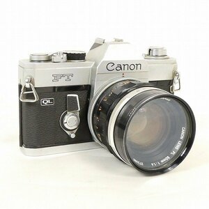 Canon キヤノン 一眼レフカメラ フィルムカメラ FT QL シルバー レンズ CANON LENS FL 50mm F1.4 撮影 中古■DZ516s■