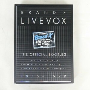 CD ブランドX Brand X LIVEVOX 6枚組 THE OFFICIAL BOOTLEG 1976-1979 盤面美品 ライヴボックス オフィシャル・ブートレグ 中古■DX662s■