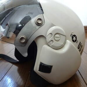 中古ジャンク SETA エアフォース L（59-61）サイズ ヘルメット US NAVY クノー工業の画像6