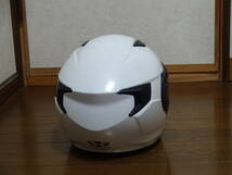 訳あり中古 OGK Kabuto RYUKI システムヘルメット ホワイト Mサイズ（57-58）_画像2