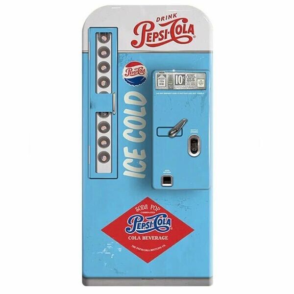 《ペプシ エンボスサイン》 PEPSI - COLA VENDING MACHINE ペプシ ブリキ看板