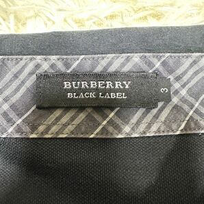 BURBERRY BLACK LABEL バーバリブラックレーベル ポロシャツ 半袖 チェック 切り替え ジャージ素材 ブラック 3サイズの画像4