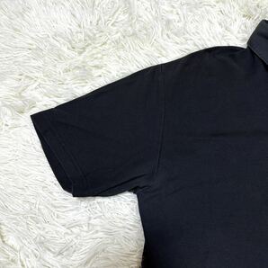 BURBERRY BLACK LABEL バーバリブラックレーベル ポロシャツ 半袖 チェック 切り替え ジャージ素材 ブラック 3サイズの画像3