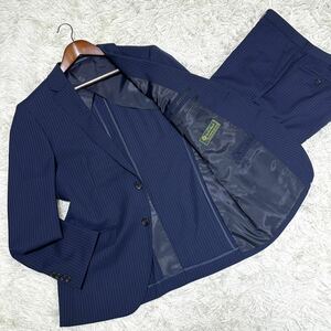 Loro Piana ロロピアーナ スーツ セットアップ テーラードジャケット ネイビー 濃紺 XLサイズ 