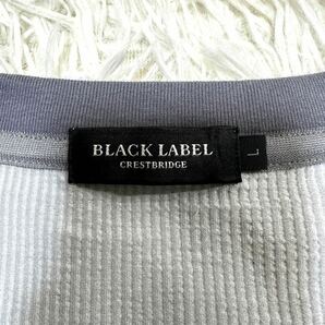 BLACK LABEL CRESTBRIDGE ブラックレーベルクレストブリッジ 半袖 Tシャツ チェック シアサッカー Lサイズの画像4