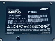 SAMSUNG EVO 840 250GB MZ-7TE250 SATA SSD_画像3
