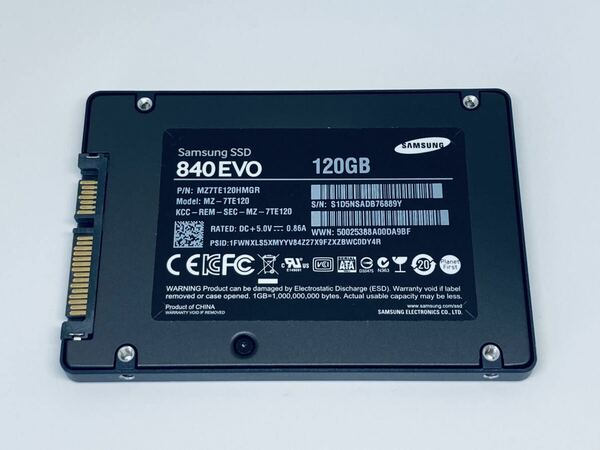 SAMSUNG EVO 840 120GB MZ-7TE120 SATA SSD #3