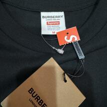 【美品】サイズM　シュプリーム バーバリー Supreme Burberry 22SS Box Logo Tee ボックスロゴTシャツ 8065000178243_画像4