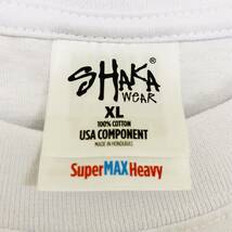新品 シャカウェア 7.5oz ヘビーウエイト 無地 半袖Tシャツ 白黒 ブラック ホワイト XL サイズ ２枚セット　SHAKAWEAR_画像8