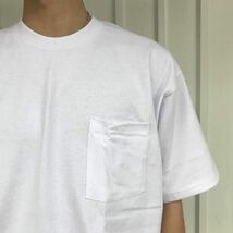 新品未使用 プロクラブ 6.5oz ヘビーウエイト ポケット付き 無地 半袖Tシャツ 白2枚セット 2XLサイズ PROCLUB_画像5