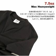 新品 シャカウェア 7.5oz ヘビーウエイト 無地 半袖Tシャツ 黒 ブラック 4XL サイズ SHAKAWEAR_画像8