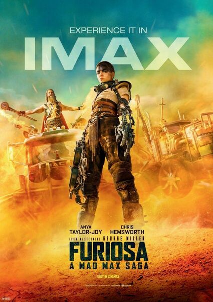 非売品 マッドマックス フュリオサ 入場者プレゼント IMAX ポスター Ａ３ と ステッカーのセット