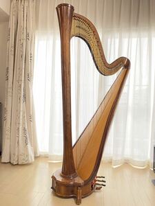  pedal harp 47 string Italy monkey vi company manufactured 