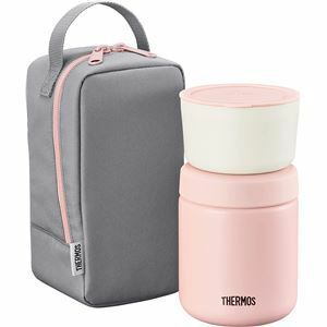 【新品】THERMOS(サーモス) 真空断熱スープランチセット 550ml ピンクグレー JBY-551