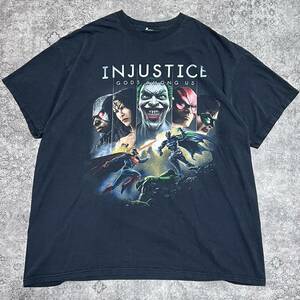 00s DC コミック INJUSTICE Tシャツ スーパーマン バットマン ジョーカー ヒーロー キャラクター 映画 バンドT ヴィンテージ vintage 