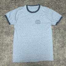 USA製 70s 80s リンガー Tシャツ 半袖 ブルー 水色 70年代 80年代 ヴィンテージ ビンテージ vintage_画像1