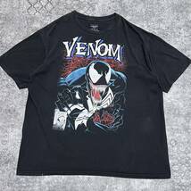 00s MAEVEL Venom マーベル ヴェノム Tシャツ キャラクター 映画 ムービー バンドT アートT ブラック ヴィンテージ ビンテージ vintage_画像1